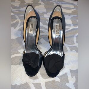 Badgley Mischka black heel shoe size 9